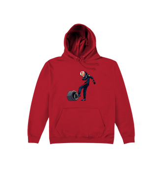 Fire Red Can I Kick It? Hoodie