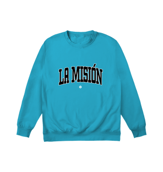 Turquoise Surf La MisiÛn - Varsity Sweatshirt