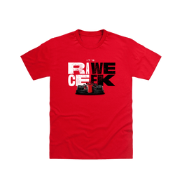 Red It's Rawe Ceek T Shirt