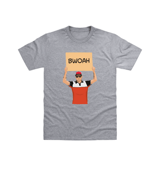 Ringspun Sport Grey Bwoah? T Shirt