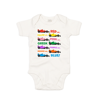 Organic Natural I Can Sing A Rainbow Natural Baby Grow