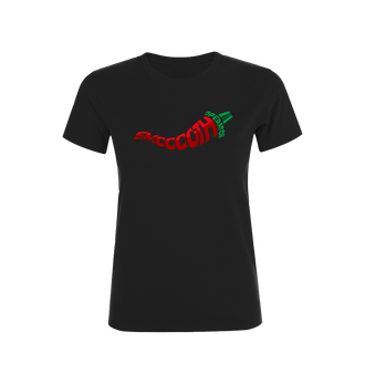 Black Smooth Operator - Chilli Black Fitted T Shirt