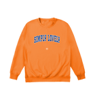 Orange Crush Simply Lovely! Orange Varsity Sweatshirt