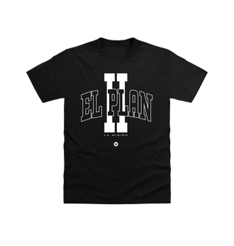 Black El Plan II: La MisiÛn - Varsity Black T Shirt