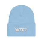 Sky Blue WTF1 Logo Beanie