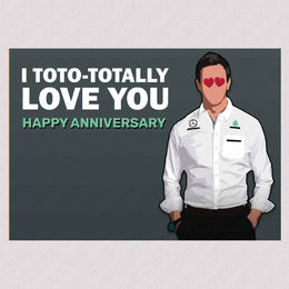 I Toto-Totally Love You Anniversary Card